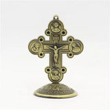 Catholic Jesus Cross Icons Orthodox Church Four Temple Apostles Religious Home Decoration Crafts Christ Jewelry