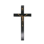 Christian Wall Cross Orthodox Church Utensils Black Wood Jesus Christ Religious Home Decoration