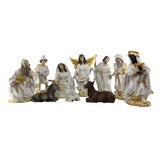 Christmas Nativity Scene Figures Resin Church Souvenirs Crib Jesus Birth Catholic Gift