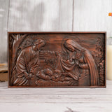 Christmas Nativity Scene for Home and Decor, Religious Figure, Mural Holy Family, Jesus Christ, Complete Catholic Christmas Gift