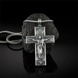 Church Utensils Jesus Cross Pendant Religious Gift Virgin Mary Catholic Holy Father Icon Necklace Prayer