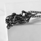 Charms Pendent Dragon Skull Pendant Necklace Men's Fashion Biker Rock Punk Jewelry Antique Retro Chain Gift