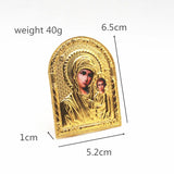 Holy Family Icon Orthodox Decor Jesus Christmas Natitvity Scene Figures Catholic Relic Church Utensils Home Decoration