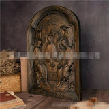 Holy Trinity Byzantine Paiting Wood Carving Church Decoration Faster And Son Spirit Figures Wall Decor Souvenirs