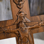 Holy Trinity Cross Christian Wall Wooden Cross Baptism Jesus Christ Decoration Holy Spirit Catholic Religion Saint Wall Hanging