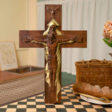 Holy Trinity Cross Christian Wall Wooden Cross Baptism Jesus Christ Decoration Holy Spirit Catholic Religion Saint Wall Hanging