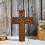 Holy Trinity Cross Christian Wall Wooden Cross Baptism Jesus Christ Decoration Holy Spirit Catholic Religion Saint Wall Hanging