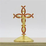 Jesus Christ Home Decor Catholic Cross Church Utensils Ornament Car Crucifixo Religious Orthodox Priest Gift