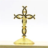 Jesus Christ Home Decor Catholic Cross Church Utensils Ornament Car Crucifixo Religious Orthodox Priest Gift