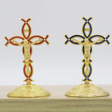 Jesus Christ Home Decor Catholic Cross Church Utensils Ornament Car Crucifixo Religious Orthodox Priest Gift