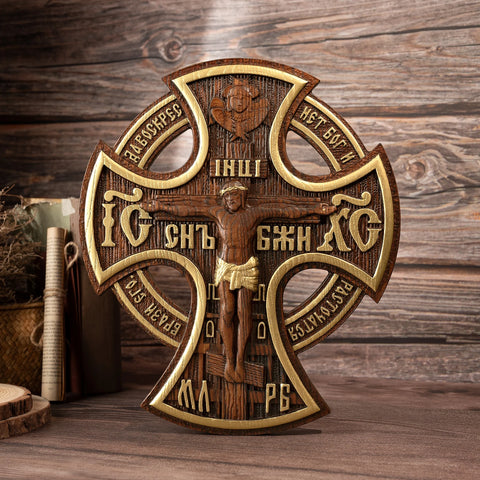 Jesus Christ Orthodox Cross Jesus Crucified Christian Cross Crucifix Church Orthodox Icon Religious Statue