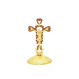 Jesus Cross Catholic Church Utensils Religious Christ Oil Dripping Ornament Car Metal Crafts Orthodox Crucifixo Gift