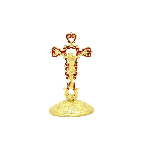 Jesus Cross Catholic Church Utensils Religious Christ Oil Dripping Ornament Car Metal Crafts Orthodox Crucifixo Gift