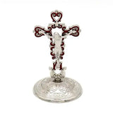 Jesus Cross Catholic Church Utensils Religious Christ Oil Dripping Ornament Car Metal Crafts Orthodox Crucifixo Gift