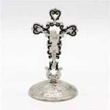 Jesus Cross Catholic Church Utensils Religious Christ Oil Dripping Ornament Car Metal Crafts Orthodox Crucifixo Gift