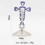 Jesus Cross Catholic Church Utensils Religious Christ Oil Dripping Ornament Car Metal Crafts Orthodox Crucifixo Gift