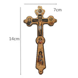 Jesus Cross Hand Christian Church Utensils Orthodox Prist Figures Catholic Natal Presepios Wood Christ Wall Decor