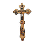 Jesus Cross Hand Christian Church Utensils Orthodox Prist Figures Catholic Natal Presepios Wood Christ Wall Decor