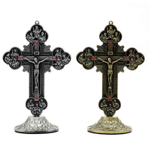 Jesus Cross Home Decor Catholic Church Utensils Crucifixo Orthodox Icons Christ Religious Christmas Priest