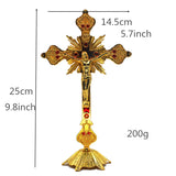 Jesus Cross Home Decoration Cathloic Christ Orthodox Church Crucifix Prayer Figures Christmas Religious Gift