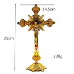 Jesus Cross Home Decoration Cathloic Christ Orthodox Church Crucifix Prayer Figures Christmas Religious Gift