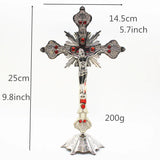 Jesus Cross Home Decoration Cathloic Christ Orthodox Church Crucifix Prayer Figures Christmas Religious Gift