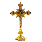 Jesus Cross Home Decoration Cathloic Christ Orthodox Church Crucifix Prayer Figures Christmas Religious Gift