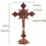 Jesus Cross Home Decoration Cathloic Christ Orthodox Church Crucifix Prayer Figures Christmas Religious Gift