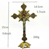 Jesus Cross Home Decoration Cathloic Christ Orthodox Church Crucifix Prayer Figures Christmas Religious Gift