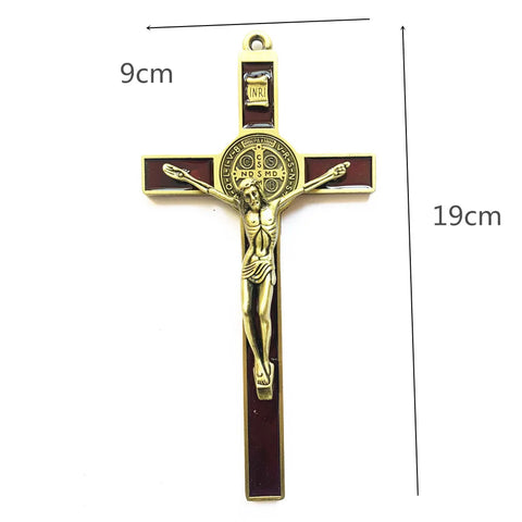 Jesus Cross Home Decoration Wall Christ Church Utensils Religion Catolica