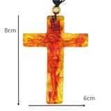 Jesus Cross Resin Catholic Religious Church Utensils Christmas Christ Wall Decor Prayer Figure Gift