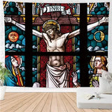 Jesus Cross Tapestry Wall Decor Church Photo Room Decoration Towel Blanket Tarpot Orthodox Utensils Priest Christmas Christ Gift