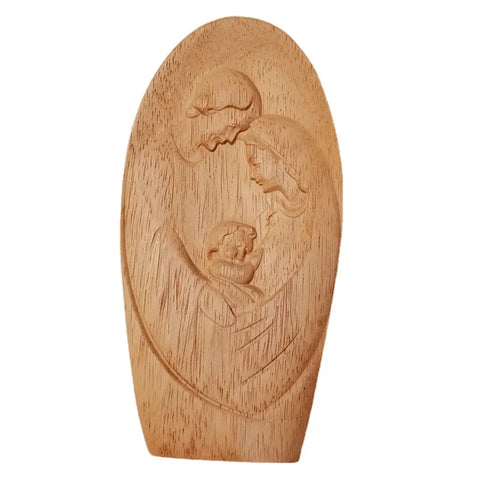 Jesus State Wood Holy Family Virgen Maria Crafts Catholic Religious Home Decoration Church Utensils