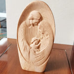 Jesus State Wood Holy Family Virgen Maria Crafts Catholic Religious Home Decoration Church Utensils