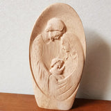 Jesus State Wood Holy Family Virgen Maria Crafts Catholic Religious Home Decoration Church Utensils