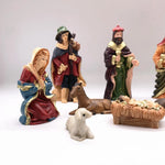 Manger Christmas Nativity Scene Figures Crib Christmas Catholic Easter Christ Decor