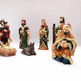 Manger Christmas Nativity Scene Figures Crib Christmas Catholic Easter Christ Decor