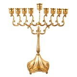 Menorah Candlestick Home Decoration 9 Branch Wedding Metal Candle Holder Hanukkah Table Gift Jewish