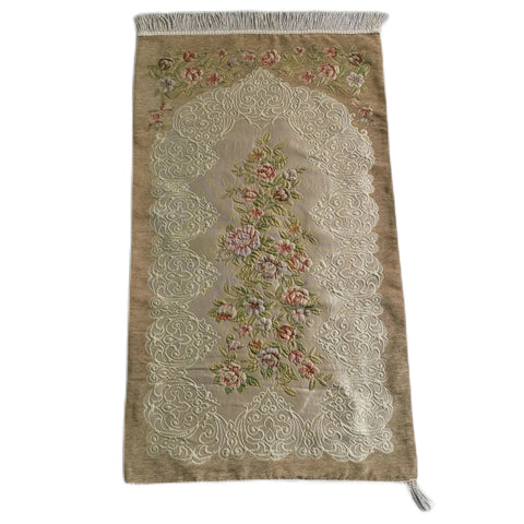 Muslim Worship Blanket Chenille Jacquard Carpet Prayer Mat Islamic