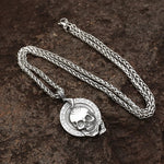 New Fashion Men Jewelry Stainless Steel Norse Mythology Einherjar Pendant Necklace