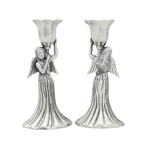 Nordic Candle Holder Metal Wedding Decoration Angel Candlestick Church Utensils Home Decor Candelabra