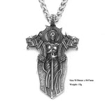 Norse Myth Inspired Stainless Steel Viking Jewelry Norse Goddess Valkyrie Amulet Pendant Necklace