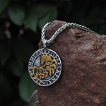 Norse Myth Sleipnir Stainless Steel Pendant Necklace Good Quality Viking Jewelry