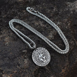 Original Design Stainless Steel Viking Jewelry Norse Goddess Hel Amulet Necklace