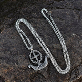 Original Design Stainless Steel Viking Ship Nordic Amulet Pendant Necklace