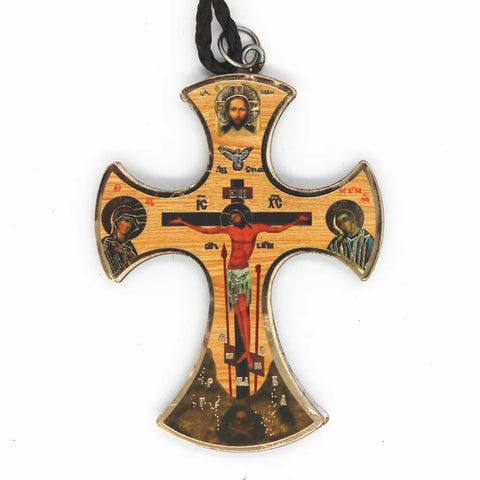 Orthodox Cross Wooden Jesus Christ Christianity Catholic Christmas Church Religious Figure Icons Home Decoration