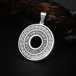 Punk Runes Vintage Jewelry Runic Vegvisir Compass Pendant Viking Necklace Men Women Norse Amulet Talisman Jewerly Party Gift
