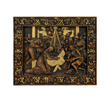 The Jesus Birth Plaque Wooden Decorative Wall Hanging Christmas Nativity Scene Figures Church Souvenirs Religious Decor