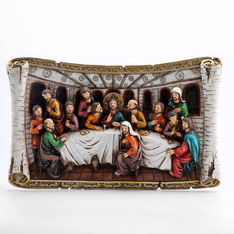 The Last Supper Icon Catholic Church Utensils Home Decor Orthodox Figures Religious Christ Resin Crafts