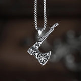 Viking Eagle Wolf ax Necklace Indians  Stainless Steel Punk Necklace Unisex Women Men Pendant Necklaces Man Gift jewelry
